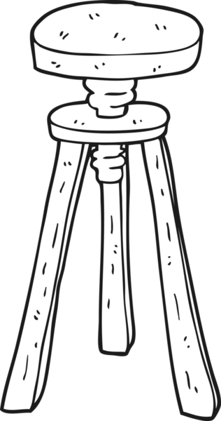 Bir insan tarafından çizilen serbest çizim siyah beyaz çizgi film sanatçısı taburesi