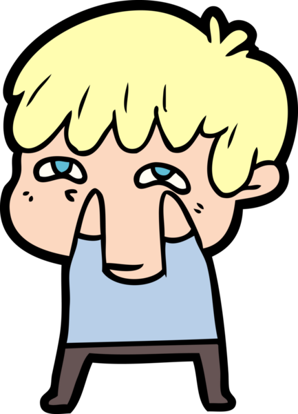 Bir insan tarafından çizilmiş garip bir adam.