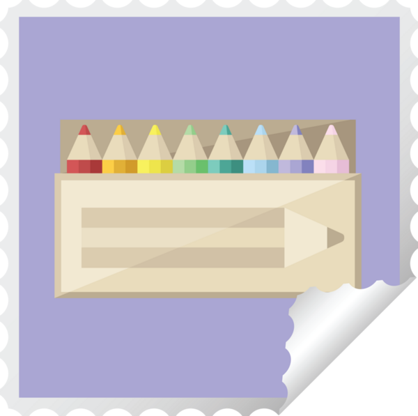 Bir insan tarafından çizilmiş bir sürü renkli kalem etiketi.