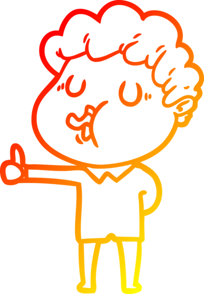 Bir insan tarafından çizilmiş, çizgi film karakteri.