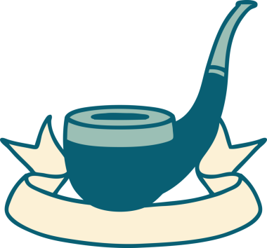 Bir insan tarafından çizilmiş sigara tiryakisi dövmesi.