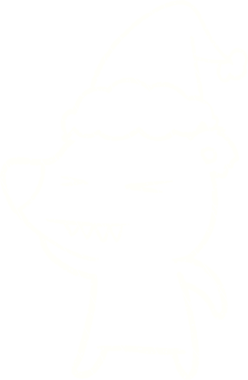 Bir insan tarafından çizilen Kutup Ayısı Tebeşiri