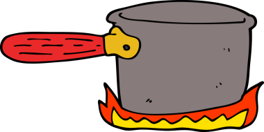 Bir insan tarafından çizilmiş karalama tavası.