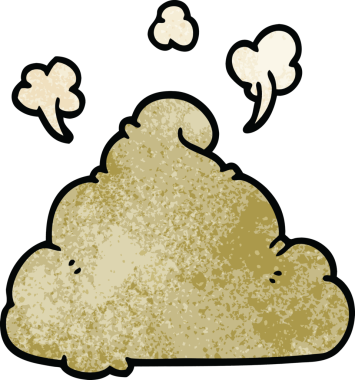 Bir insan tarafından çizilmiş karikatür kakası.