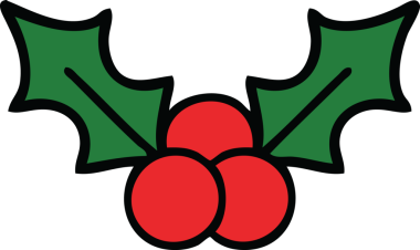 Bir insan tarafından çizilmiş şirin bir Noel karikatürü.