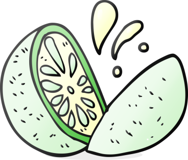 Bir insan tarafından çizilmiş karpuz karpuzu