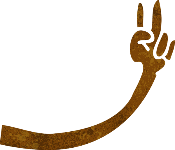 Bir insan tarafından çizilmiş çizgi film kolu