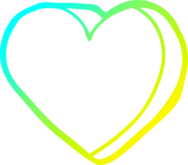 Bir insan tarafından çizilmiş bir aşk karikatürü çizimi.