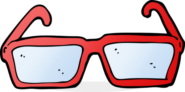 bir insan tarafından çizilmiş karikatür gözlüğü