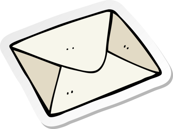 Bir insan tarafından çizilmiş bir karikatür etiketi.