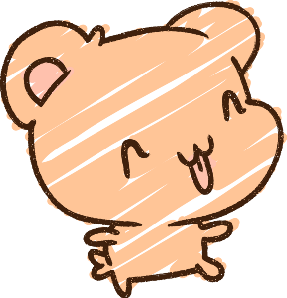 Bir insan tarafından çizilen Ayı Tebeşiri