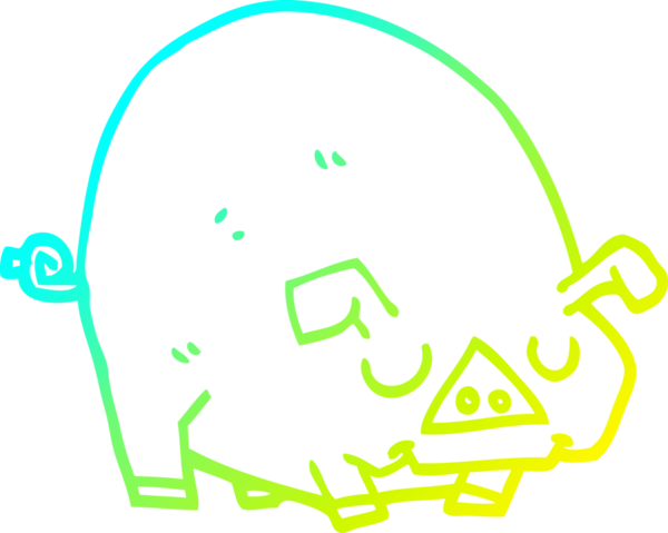 Bir insan tarafından çizilmiş bir çizgi film çizimi.