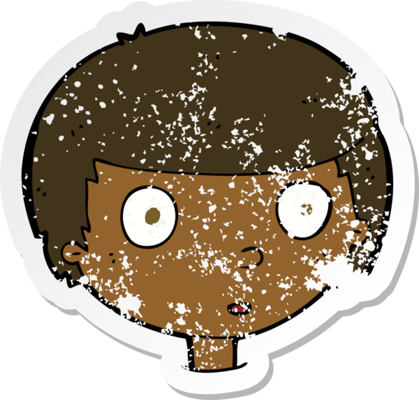 Bir insan tarafından çizilmiş garip bir çizgi filmin gerilimli yapıştırması.