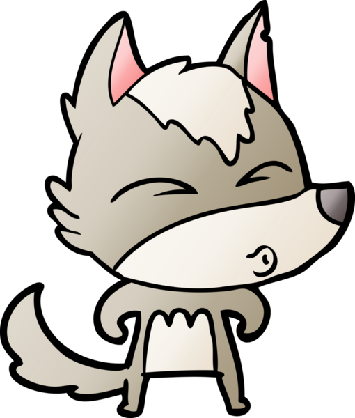 Bir insan tarafından çizilmiş bir kurt düdüğü.