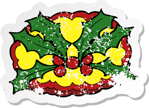 Bir insan tarafından çizilmiş kutsal bir karikatürün gerilimli yapıştırması.