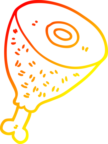 Bir insan tarafından çizilmiş et karikatürünün sıcak çizgi çizimi