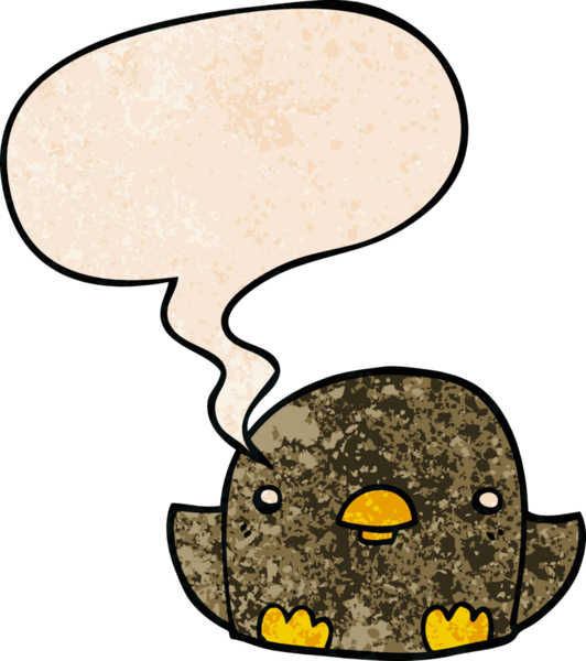 Bir insan tarafından çizilmiş eski moda konuşma baloncuklu karikatür hatunu.