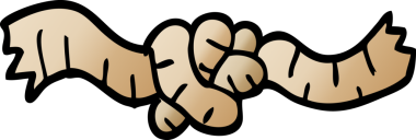 Bir insan tarafından çizilmiş karalama halatı.