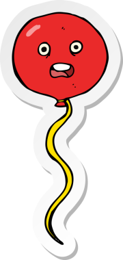 Bir insan tarafından çizilmiş karikatür balonu etiketi.