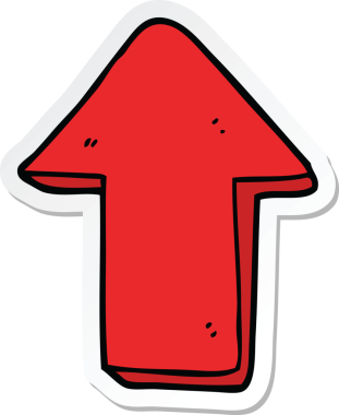 Bir insan tarafından çizilmiş bir çizgi filmin çıkartması.