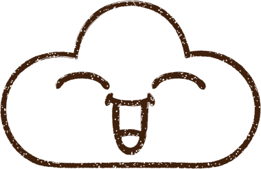 Bir insan tarafından çizilmiş Yağmur Bulutu Kömürü Çizimi