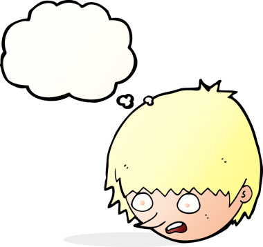 bir insan tarafından çizilmiş konuşma baloncuğuyla gerilmiş bir yüz.