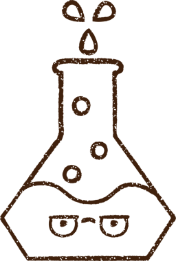 Bilim Deneyi Kömür Çizimi Bir insan tarafından çizildi