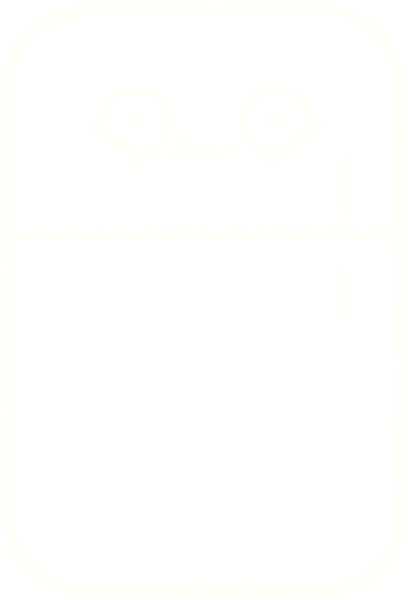 Bir insan tarafından çizilen Mutlu Buzdolabı Tebeşiri