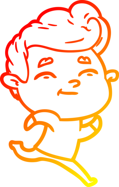 Bir insan tarafından çizilmiş çizgi film karakteri çizimi.