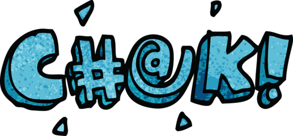 karikatür bir insan tarafından çizilmiş küfür