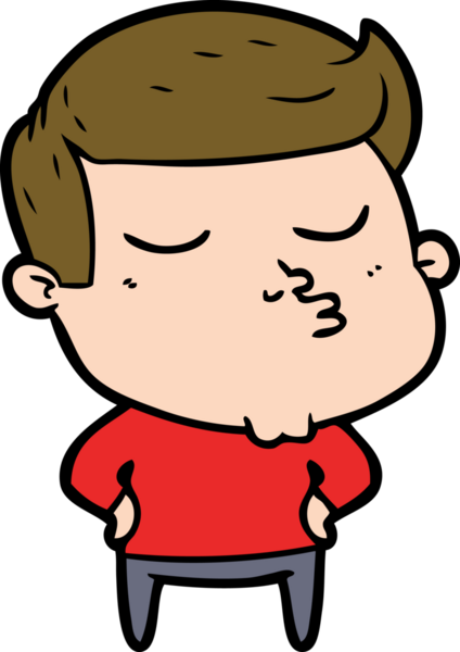 Bir insan tarafından çizilmiş karikatür mankeni adam.