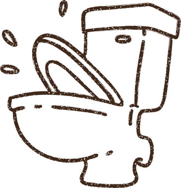 Bir insan tarafından çizilen Sifon Tuvalet Kömürü Çizimi