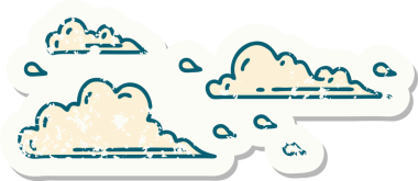 Bir insan tarafından çizilmiş eski bir dövme stili.