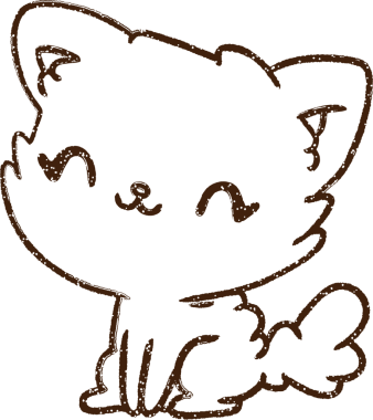 Sevimli Kedi Kömürü Bir insan tarafından çizilmiş