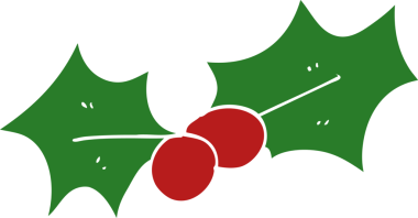 Bir insan tarafından çizilmiş Noel karalaması.