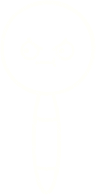 Bir insan tarafından çizilen Büyüteç Tebeşir Çizimi