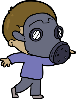 Bir insan tarafından çizilmiş gülen çizgi film adamı.