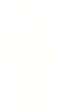 Bir insan tarafından çizilmiş Noel Cyborg Tebeşiri