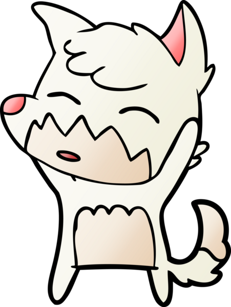 bir insan tarafından çizilmiş tilki çizgi filmi