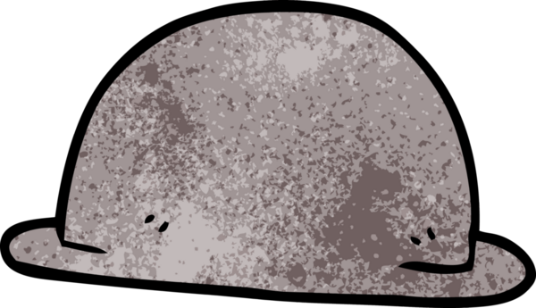 Bir insan tarafından çizilmiş karalama şapka.