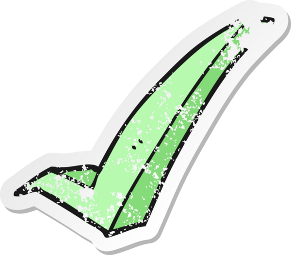 İnsan tarafından çizilmiş bir çizgi film işaretinin gerilimli retro etiketi.