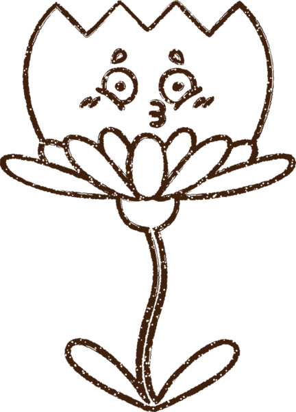 Bir insan tarafından çizilen Çiçek Kömürü