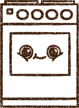 Bir insan tarafından çizilmiş fırın kömürü.