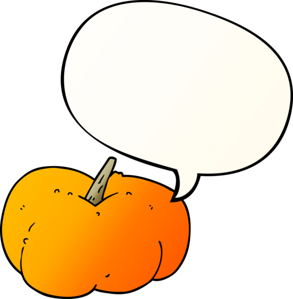 bir insan tarafından çizilmiş yumuşak eğimli balkabağı kabağı.