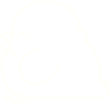 Bir insan tarafından çizilmiş şirin kuş tebeşiri.