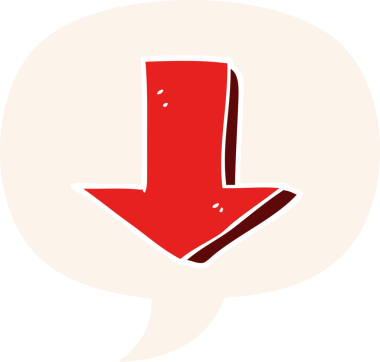 bir insan tarafından çizilmiş, konuşma baloncuklu bir çizgi film.