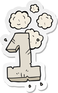 Bir insan tarafından çizilmiş bir karikatür taşının çıkartması.