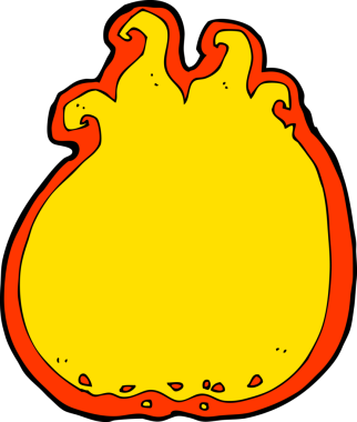 bir insan tarafından çizilmiş karikatür alevi sınırı