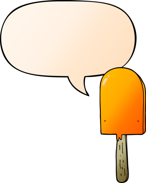 bir insan tarafından çizilmiş düzgün eğimli konuşma baloncuklu çizgi film lolipopu