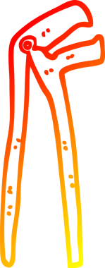 Bir insan tarafından çizilmiş bir karikatür, su tesisatçısı anahtarı.